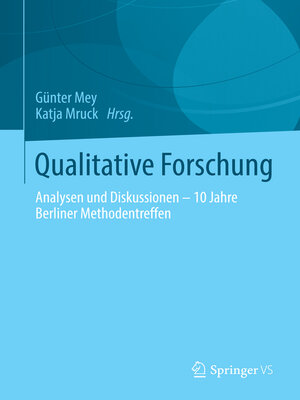 cover image of Qualitative Forschung